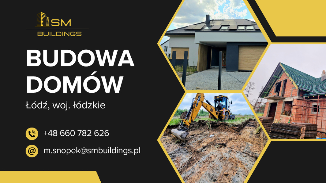 Zdjęcie na okładce dla SM Buildings - budowa domów łódzkie